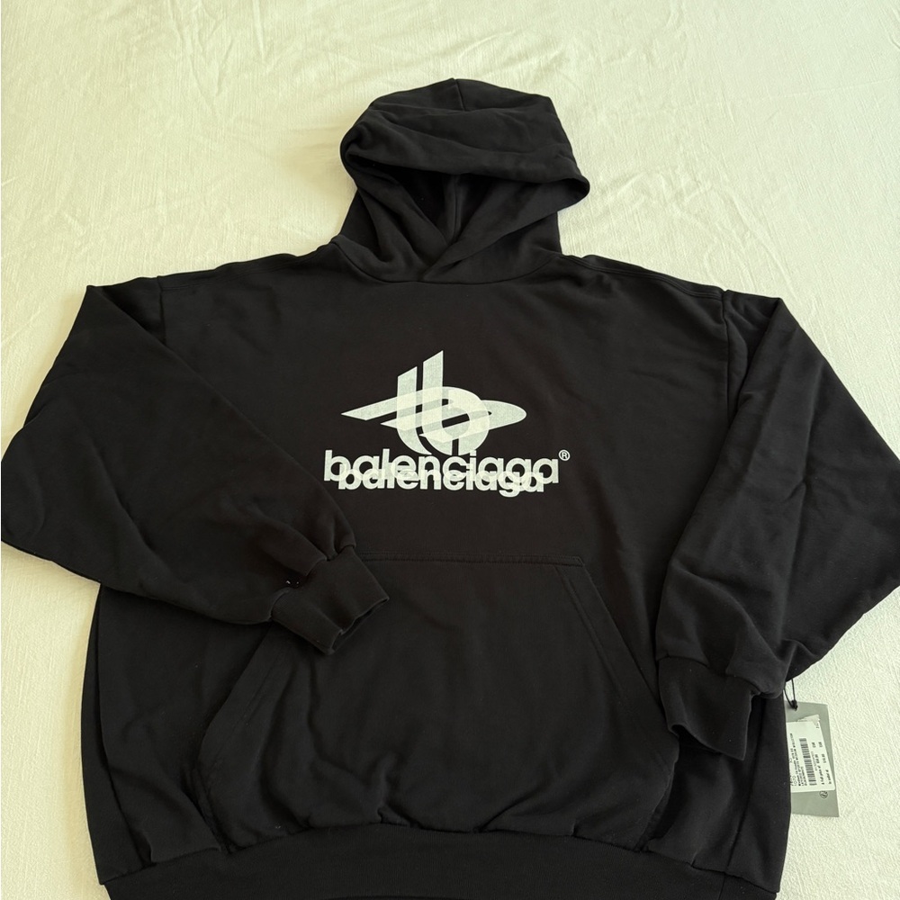 Balenciaga Layered Logo Hoodie